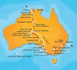 BUSRUNDREISEN - Busrundreise Australien - Outback und S�dosten